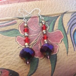 💜❤️Drop Handmade earrings